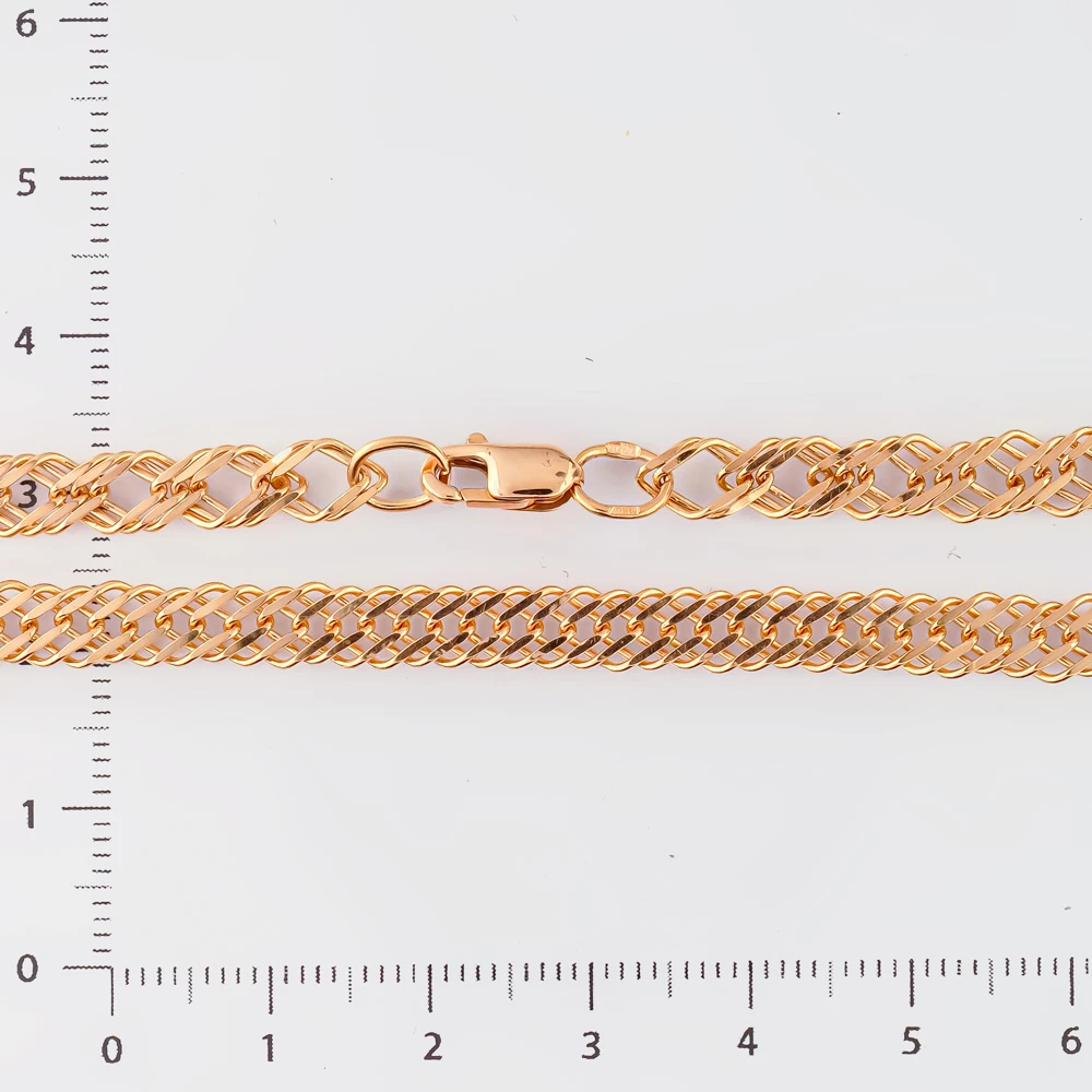 Браслет из красного золота 585 пробы