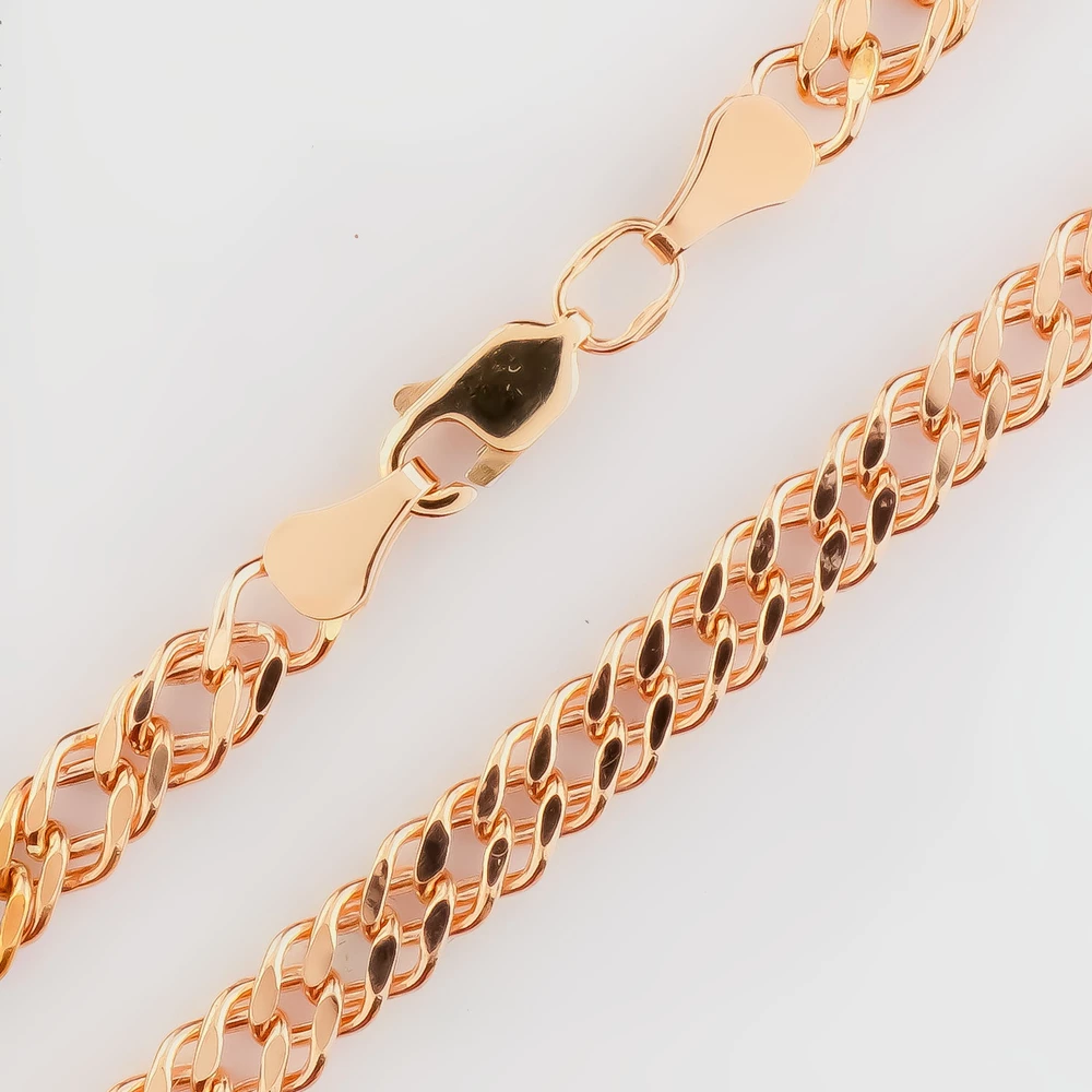 Браслет из красного золота 585 пробы