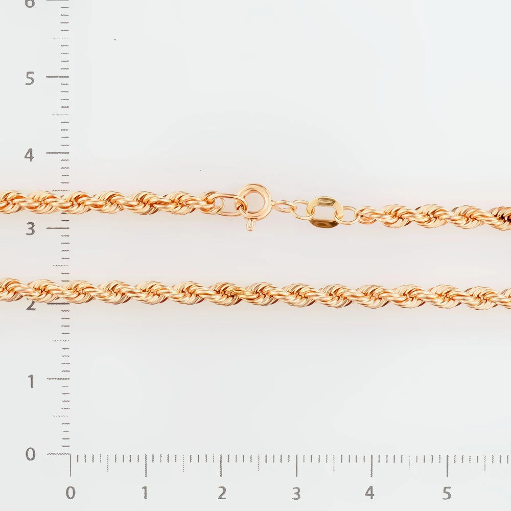 Браслет из красного золота 585 пробы