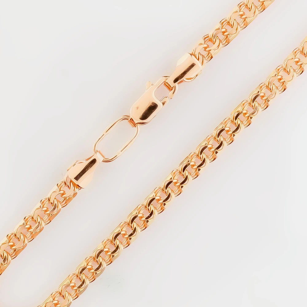 Браслет из красного золота 585 пробы