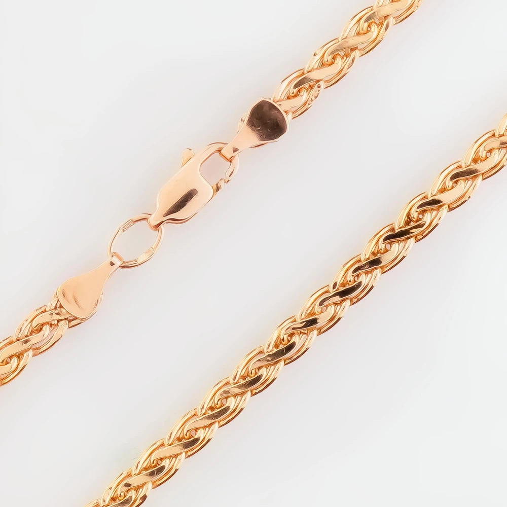 Браслет из красного золота 585 пробы