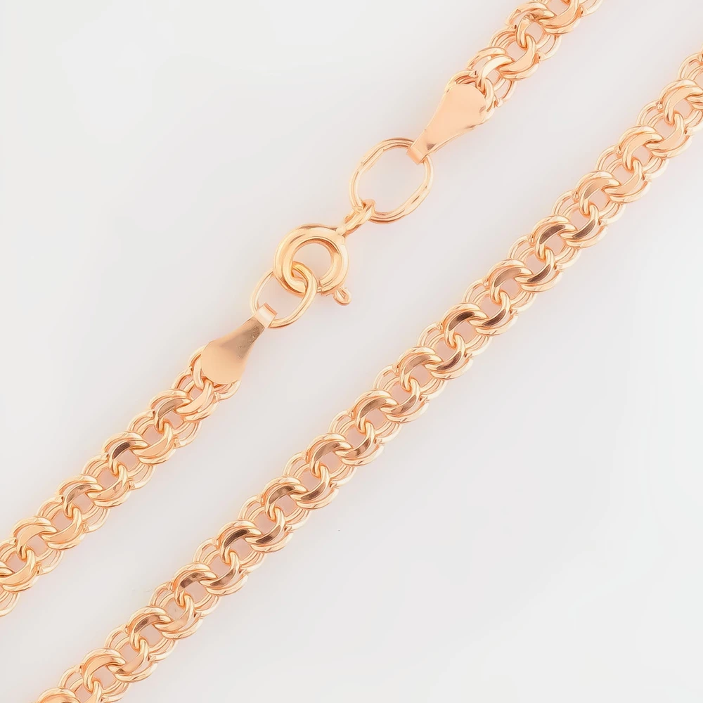 Браслет из красного золота 585 пробы