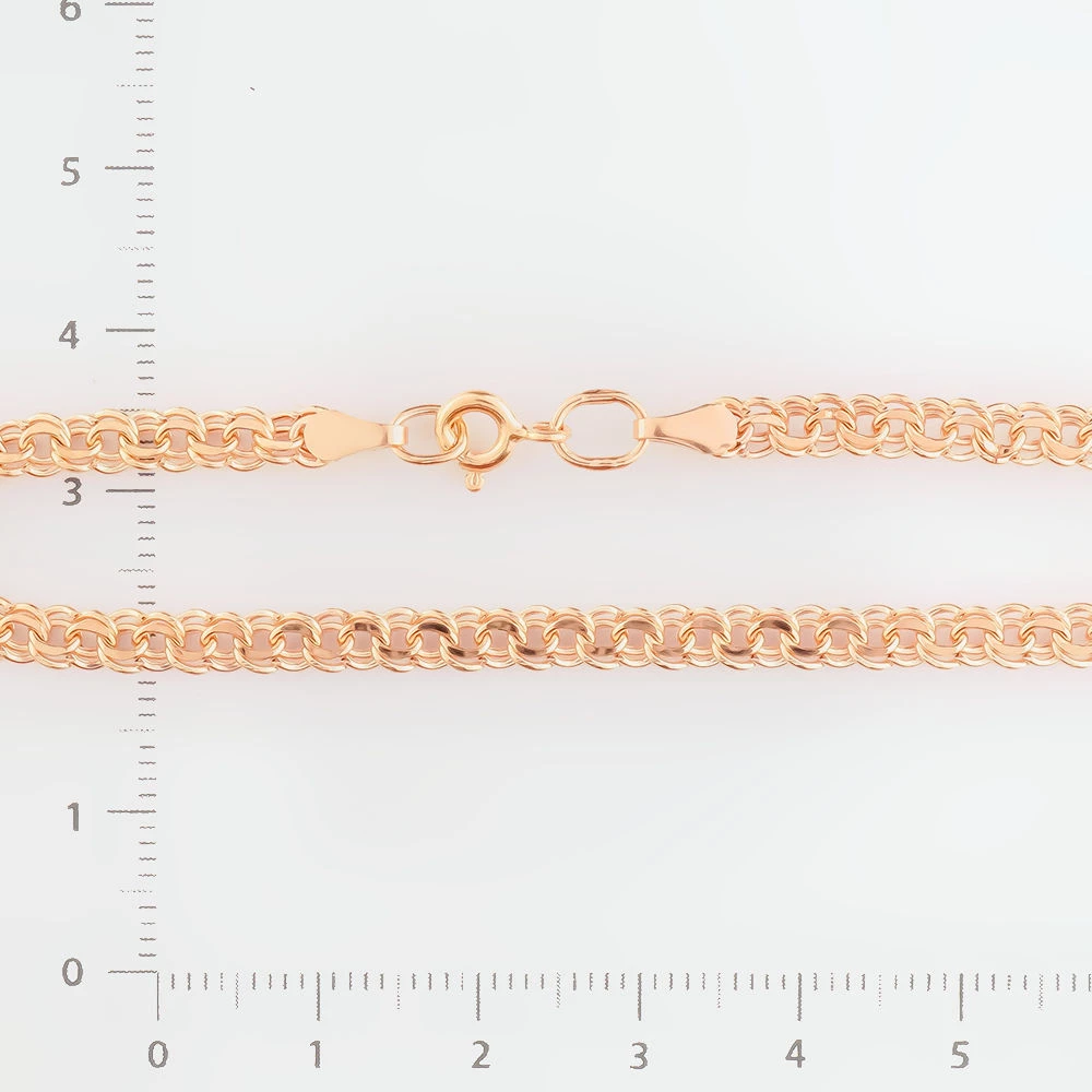 Браслет из красного золота 585 пробы