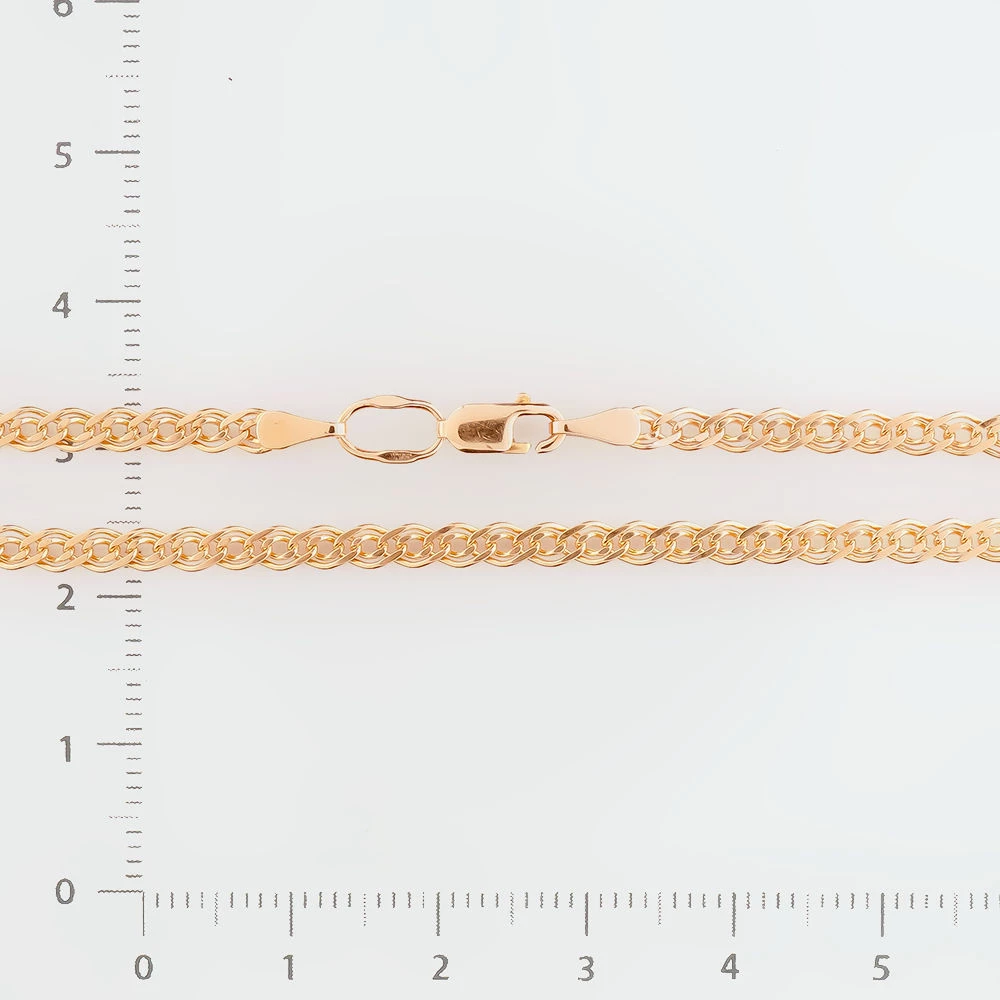 Браслет из красного золота 585 пробы