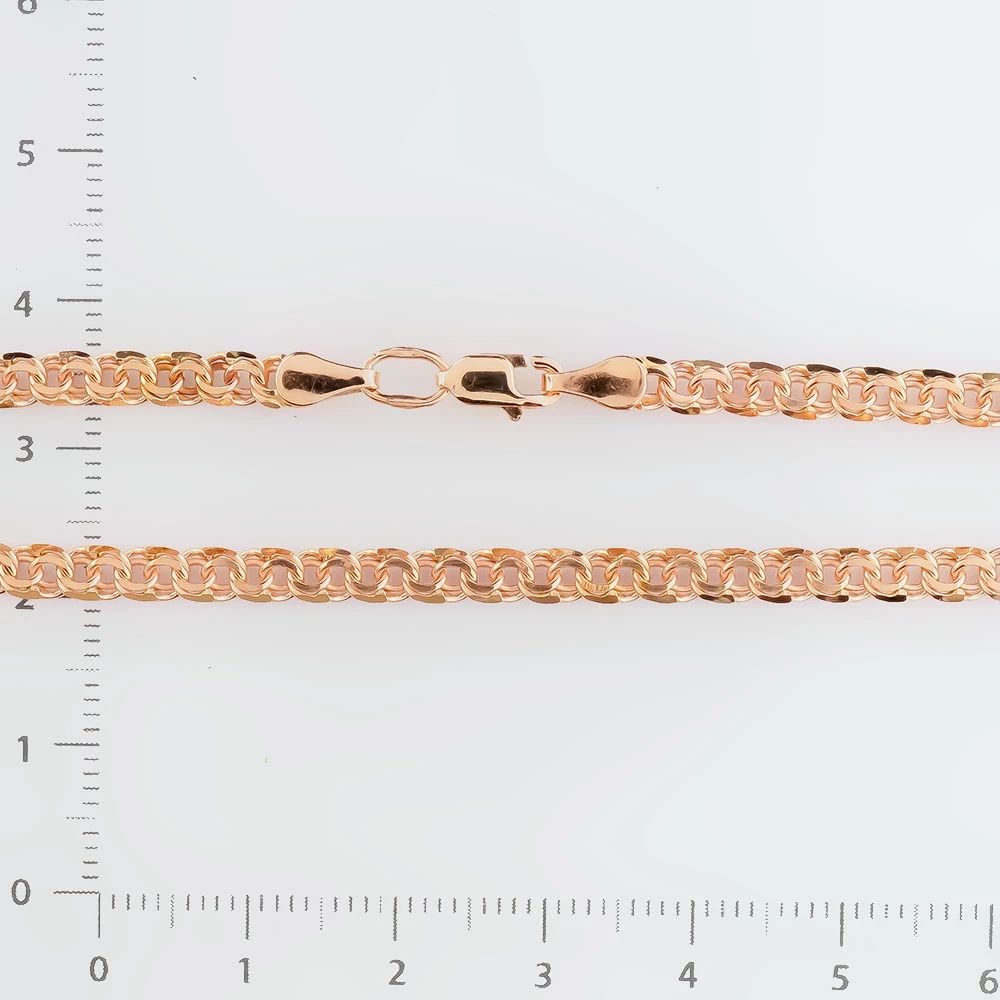 Браслет из красного золота 585 пробы