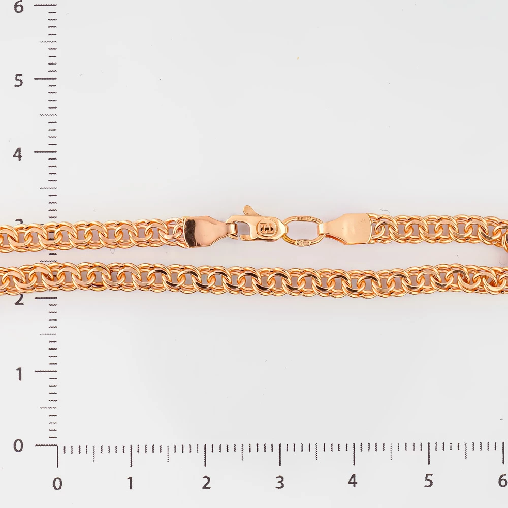 Браслет из красного золота 585 пробы