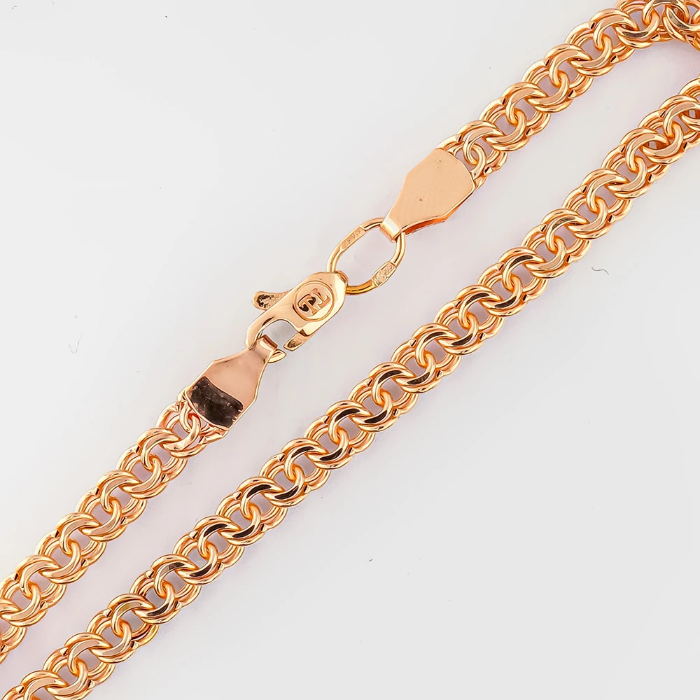 Браслет из красного золота 585 пробы