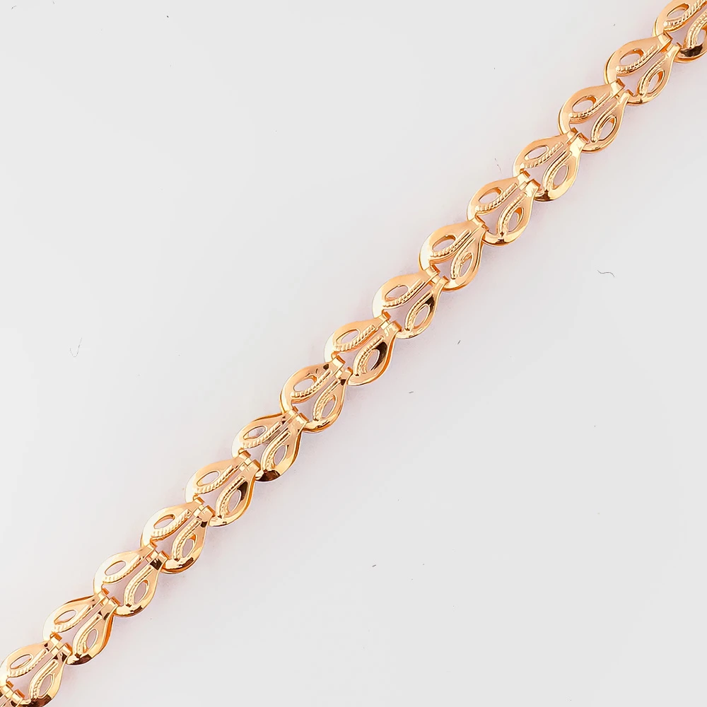 Браслет из красного золота 585 пробы