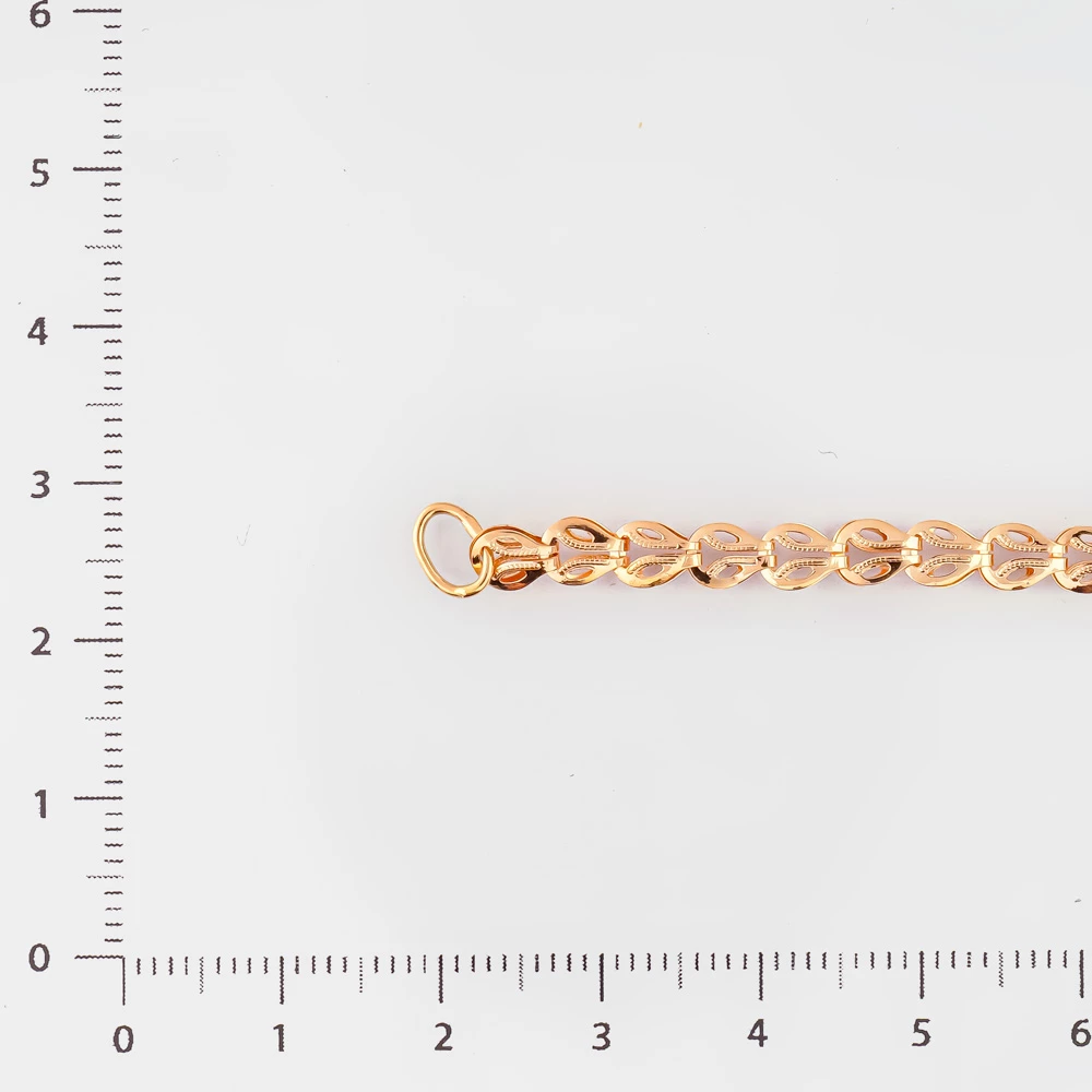 Браслет из красного золота 585 пробы