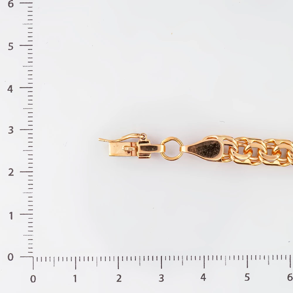 Браслет из красного золота 585 пробы