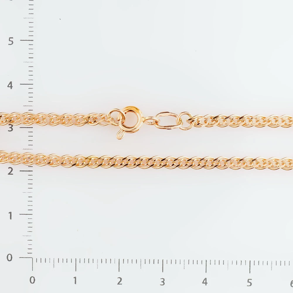 Браслет из красного золота 585 пробы