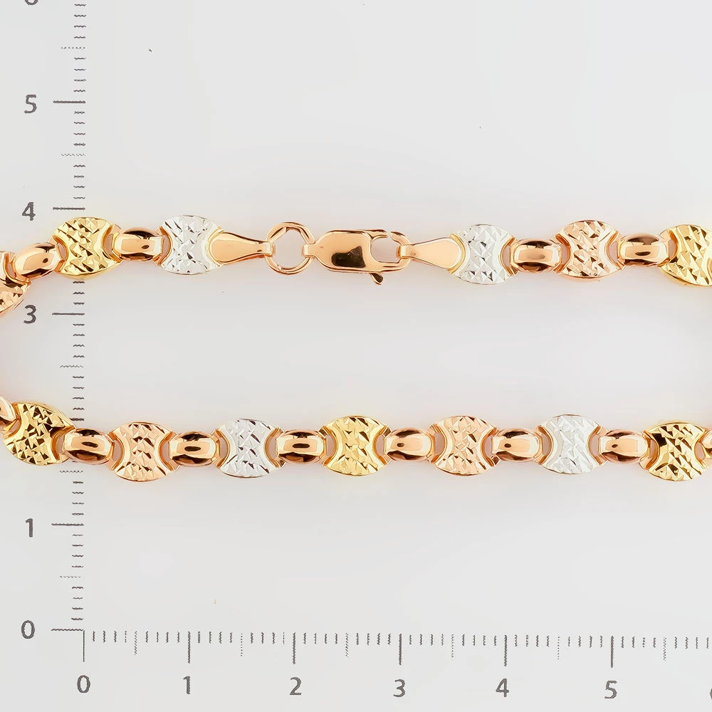 Браслет из красного золота 585 пробы