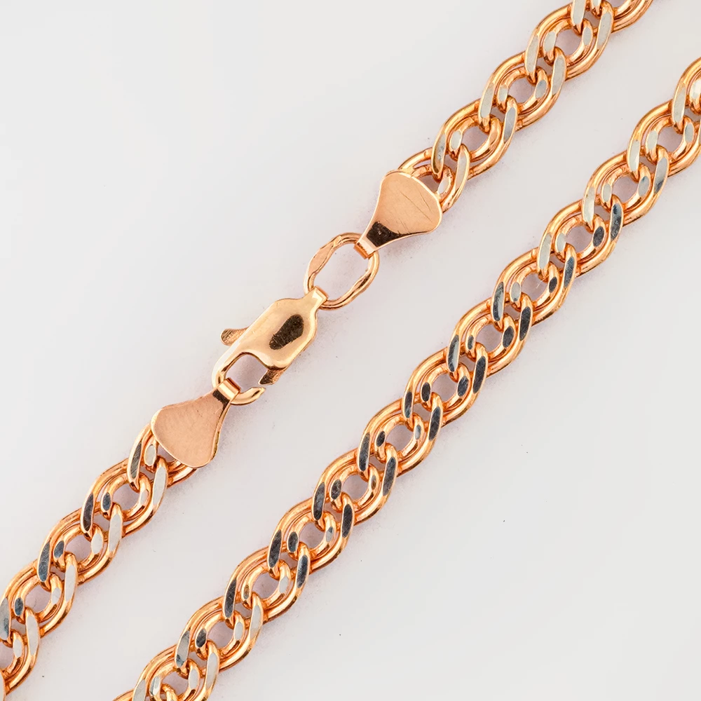 Браслет из красного золота 585 пробы