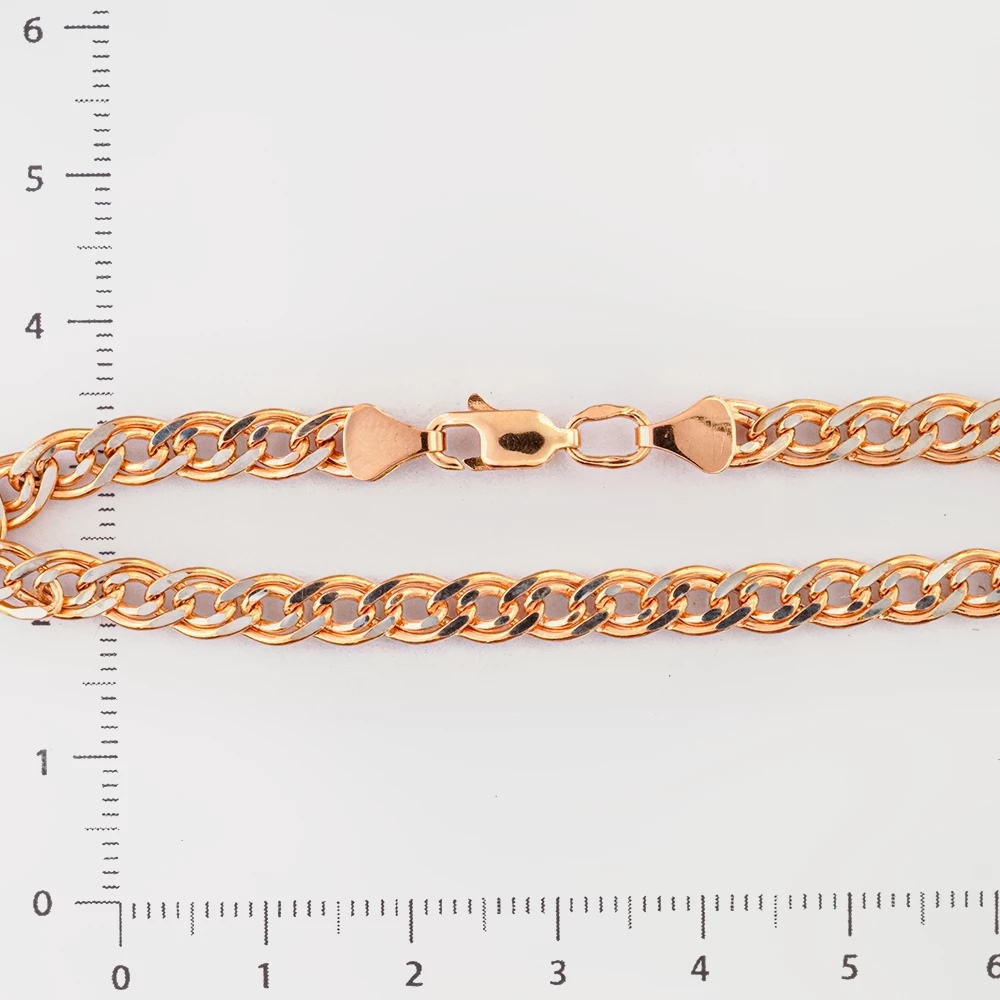 Браслет из красного золота 585 пробы