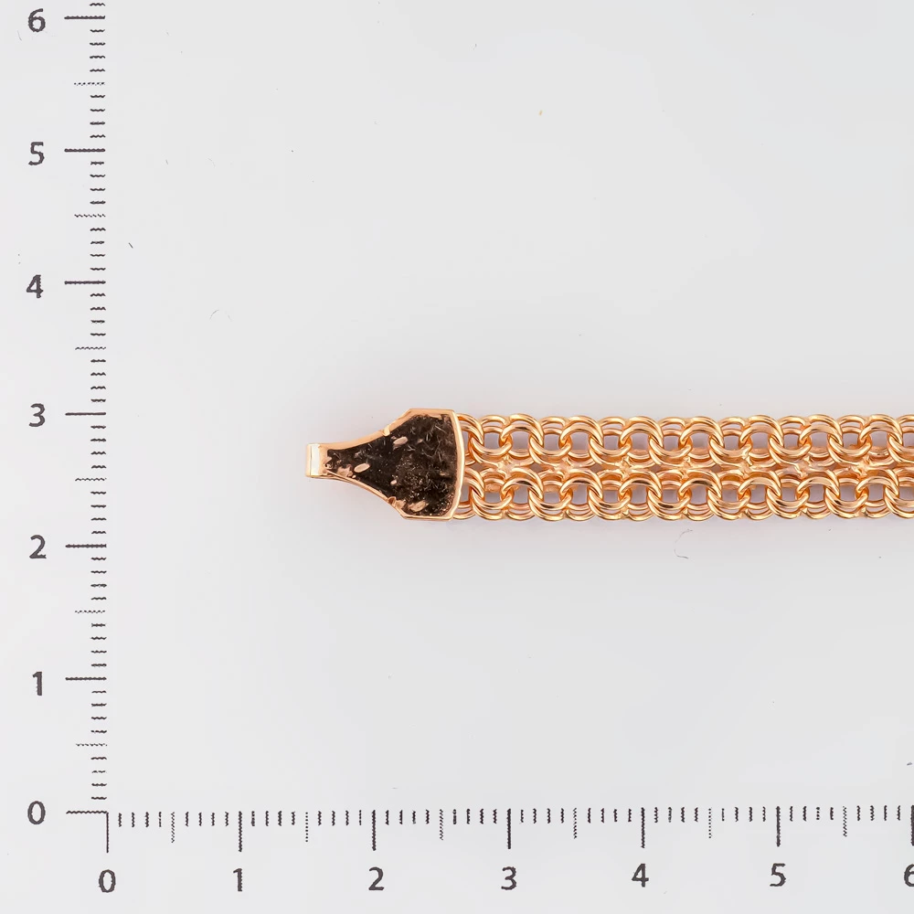 Браслет из красного золота 585 пробы