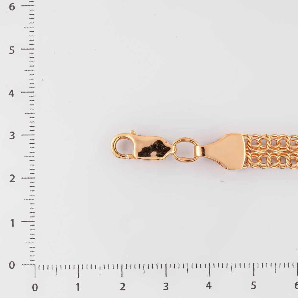 Браслет из красного золота 585 пробы