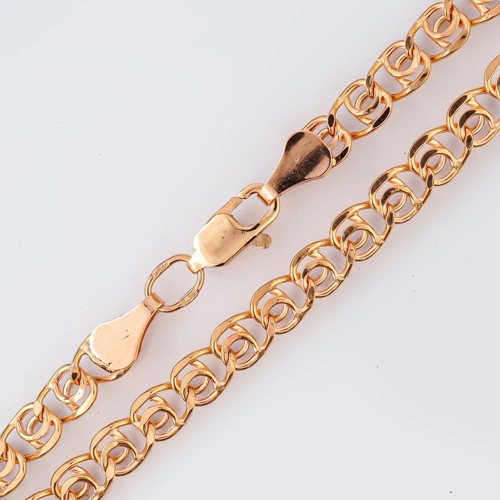 Браслет из красного золота 585 пробы