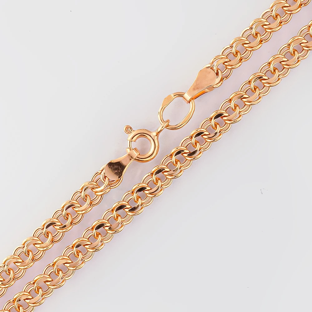 Браслет из красного золота 585 пробы