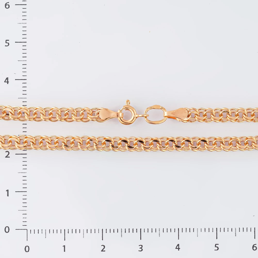 Браслет из красного золота 585 пробы