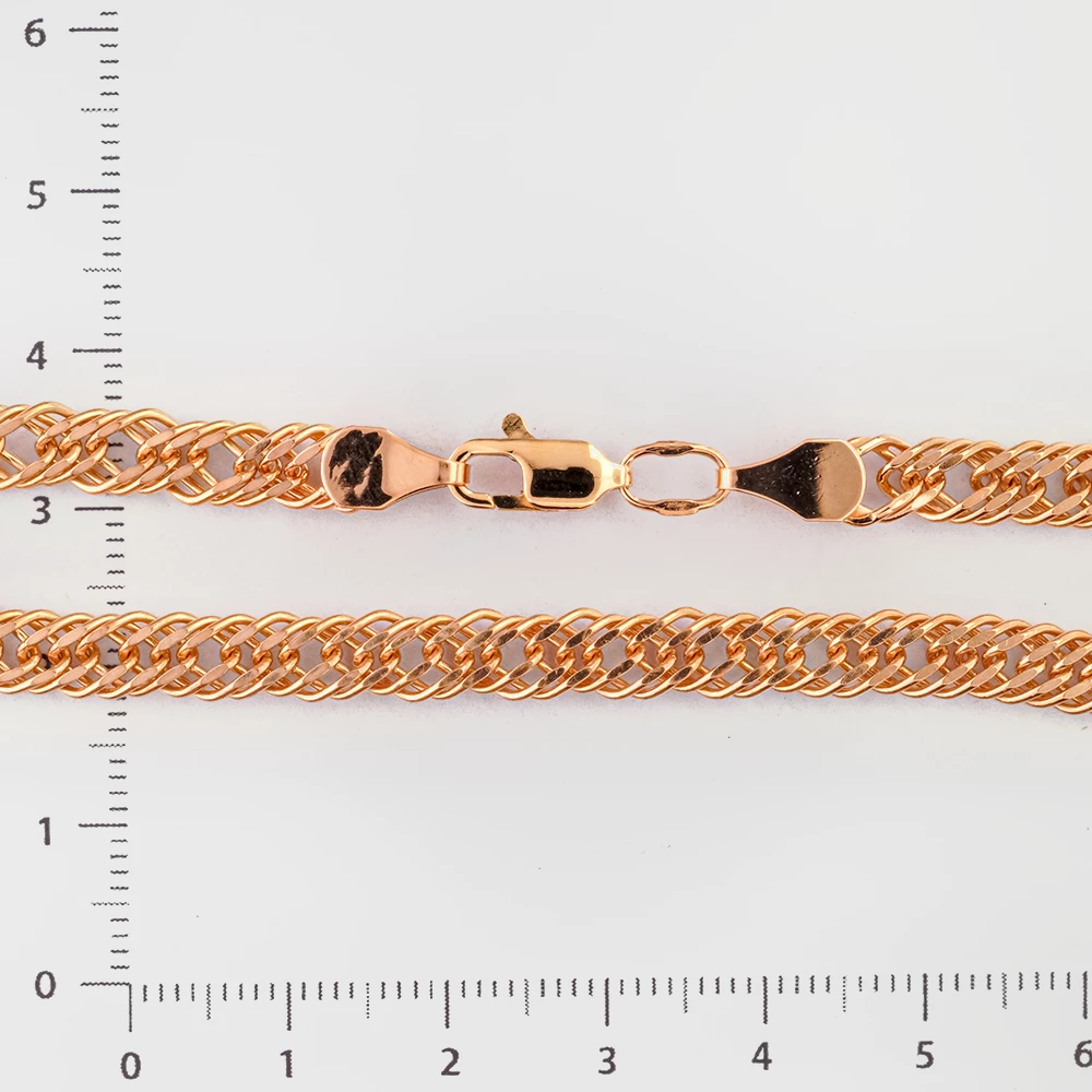 Браслет из красного золота 585 пробы