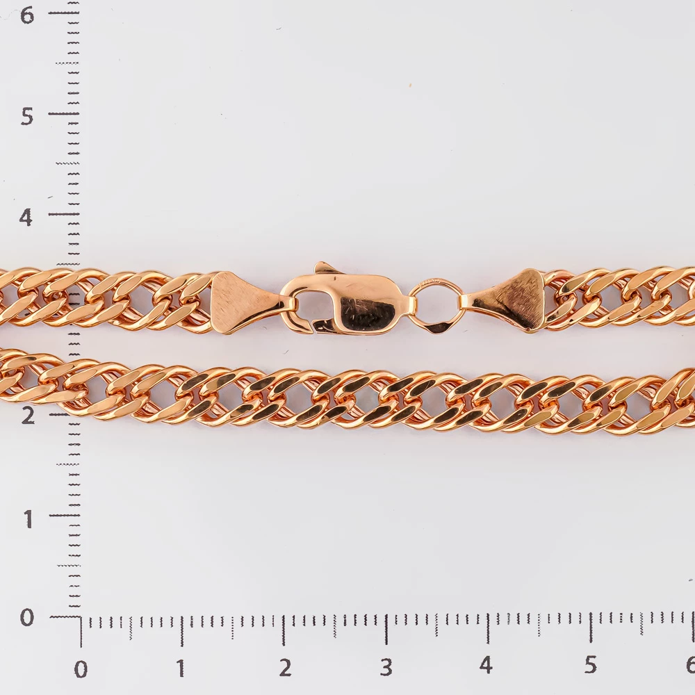 Браслет из красного золота 375 пробы