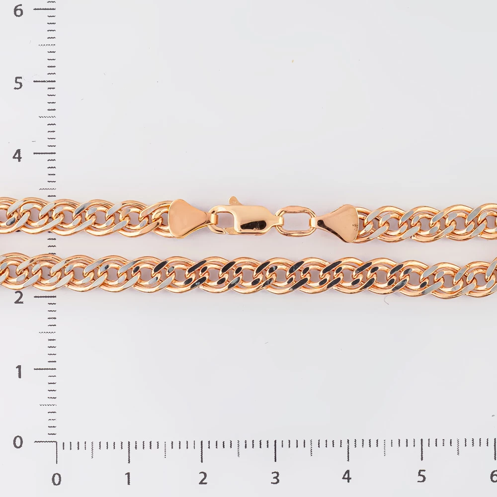 Браслет из красного золота 585 пробы