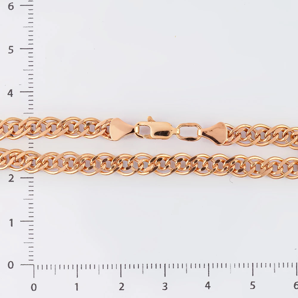 Браслет из красного золота 585 пробы