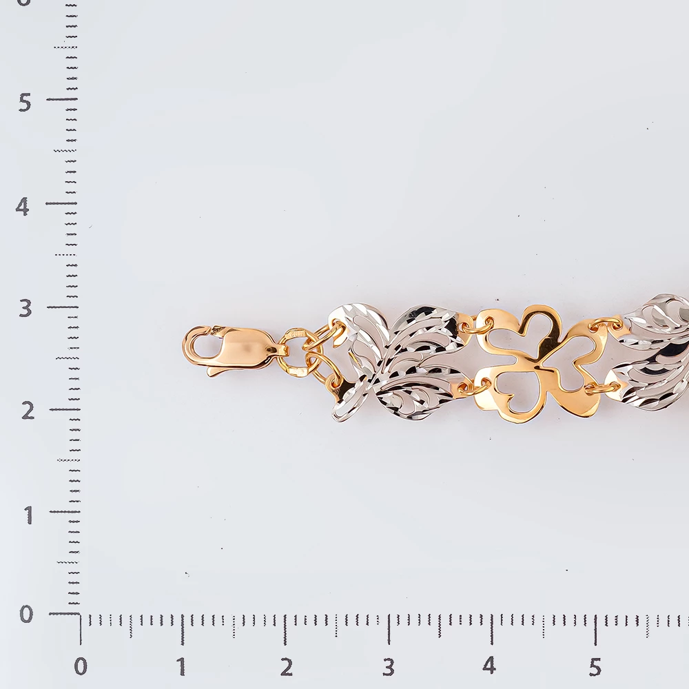 Браслет из красного золота 585 пробы