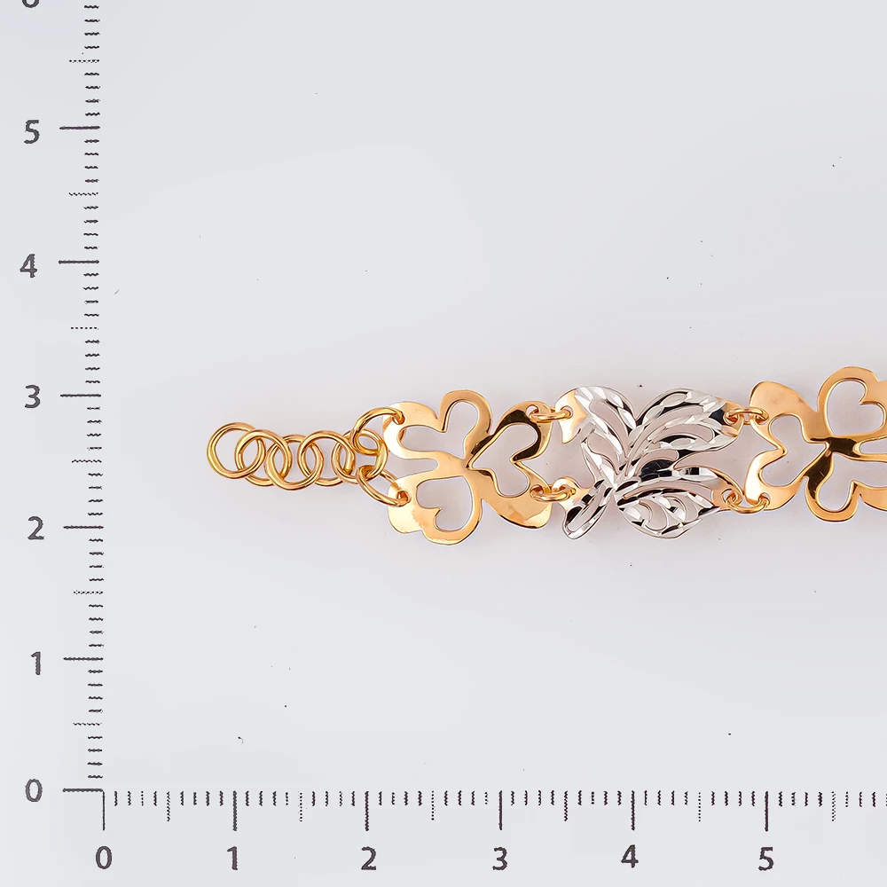 Браслет из красного золота 585 пробы