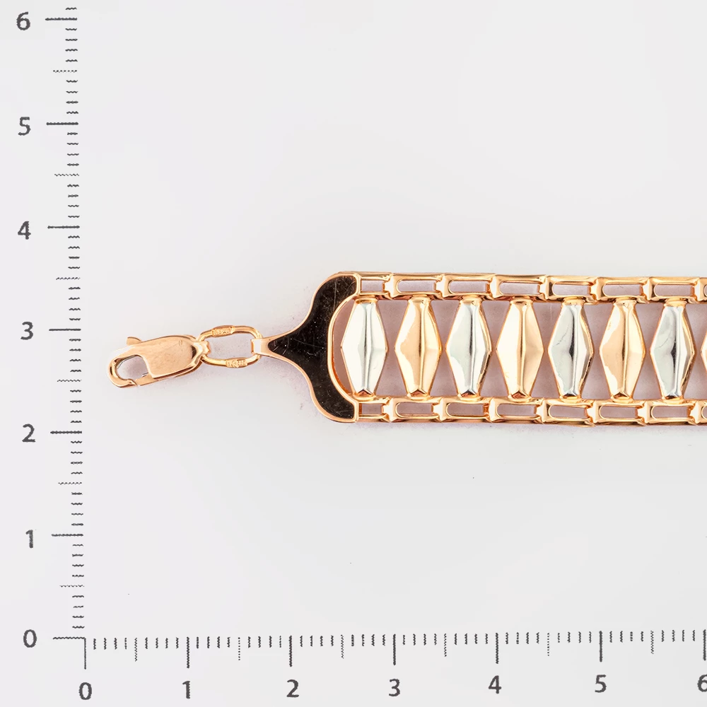 Браслет из красного золота 585 пробы