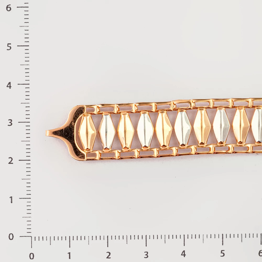 Браслет из красного золота 585 пробы