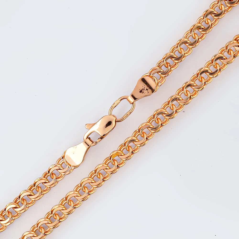 Браслет из красного золота 585 пробы