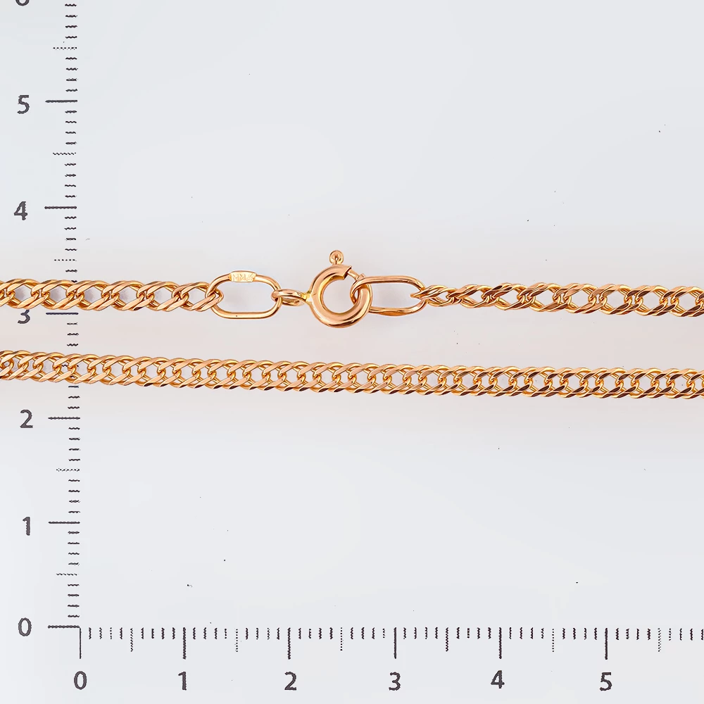 Браслет из красного золота 585 пробы