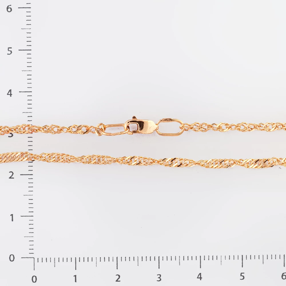 Браслет из красного золота 585 пробы