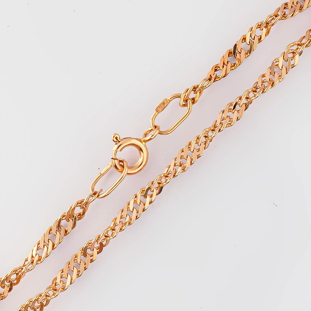 Браслет из красного золота 585 пробы