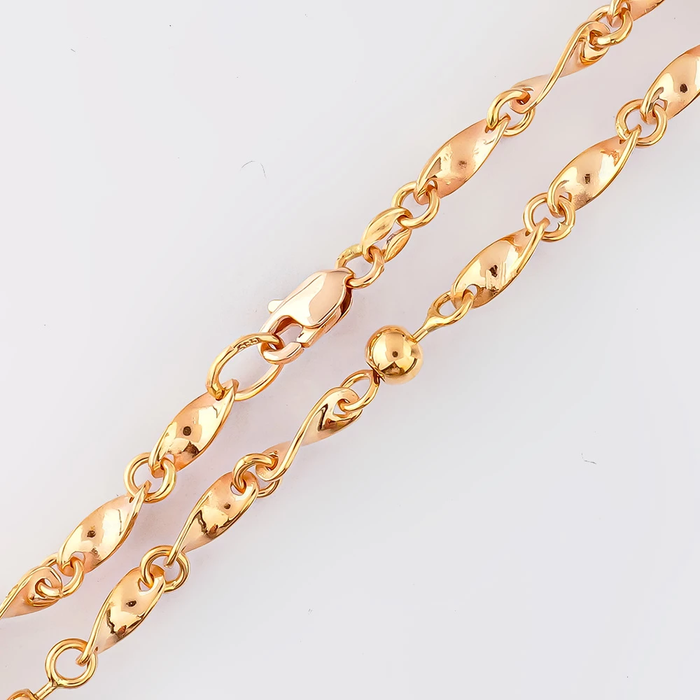 Браслет из красного золота 585 пробы