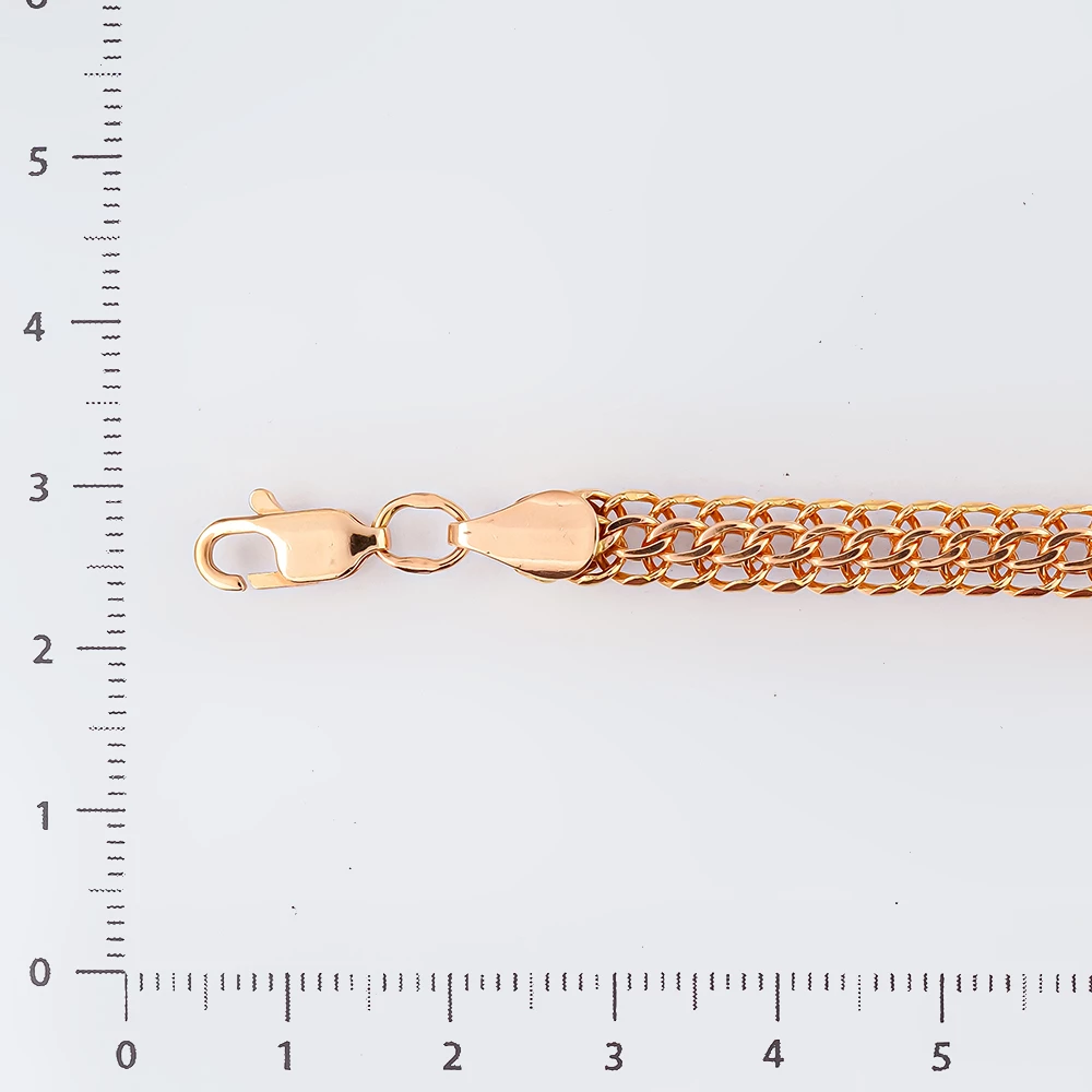 Браслет из красного золота 585 пробы