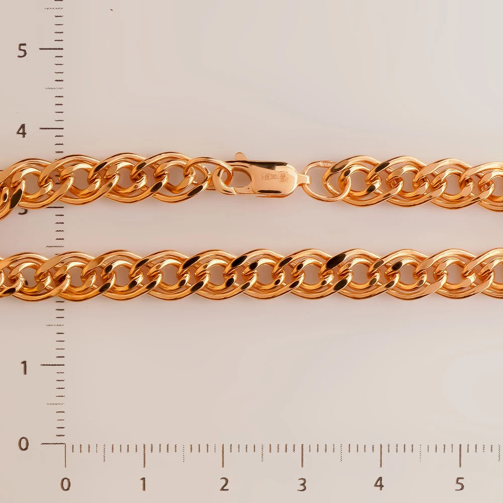 Браслет из красного золота 585 пробы