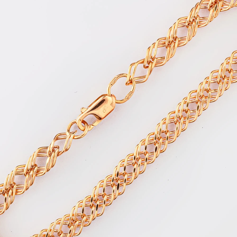 Браслет из красного золота 585 пробы