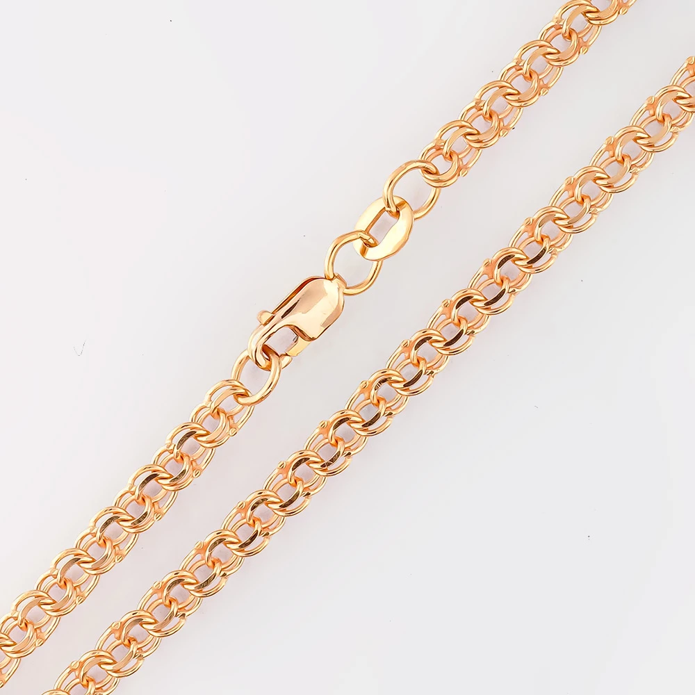 Браслет из красного золота 585 пробы