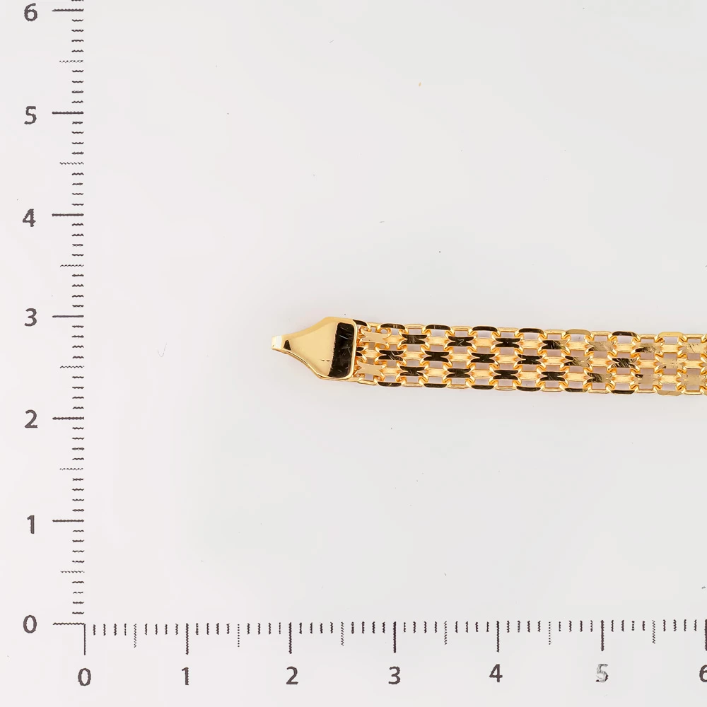 Браслет из красного золота 585 пробы