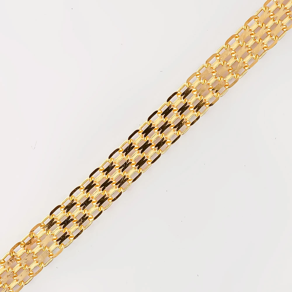 Браслет из красного золота 585 пробы