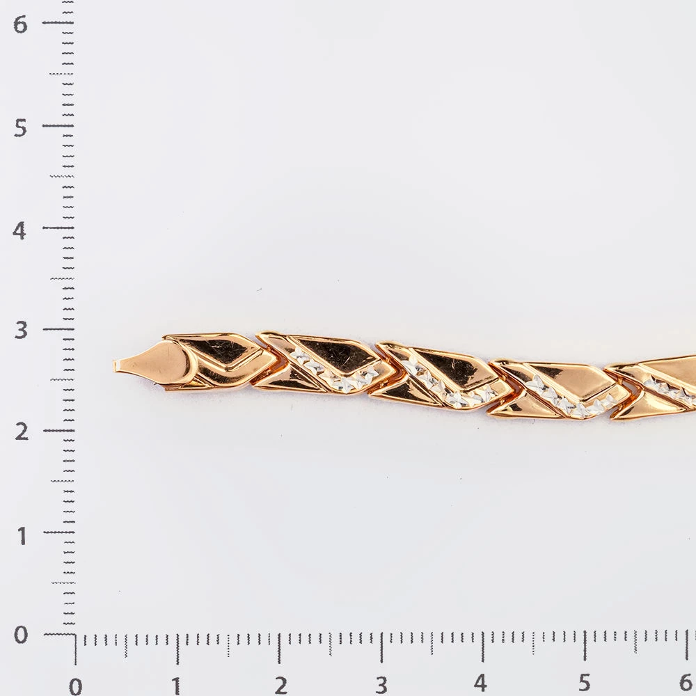 Браслет из красного золота 585 пробы