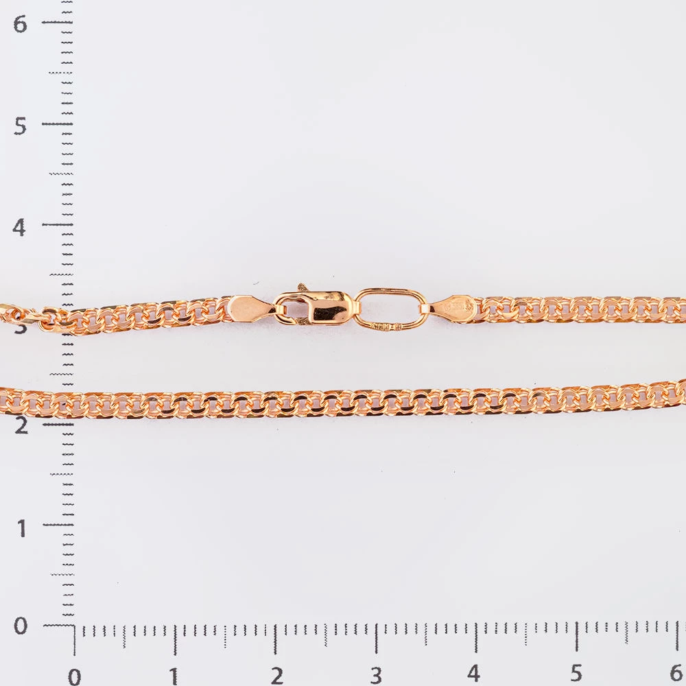 Браслет из красного золота 585 пробы