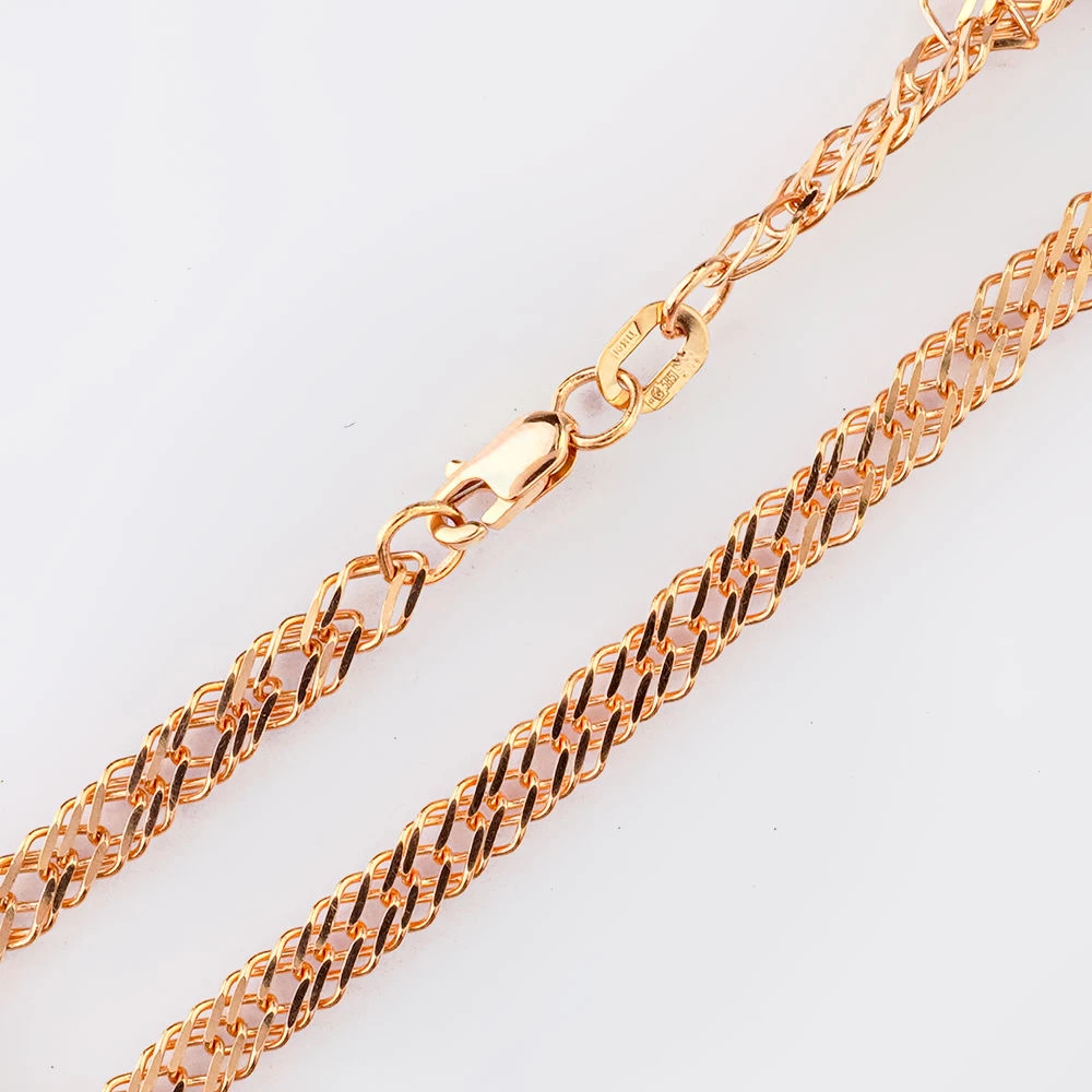 Браслет из красного золота 585 пробы