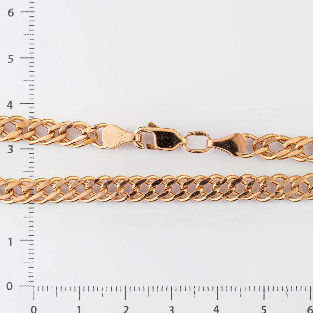 Браслет из красного золота 585 пробы