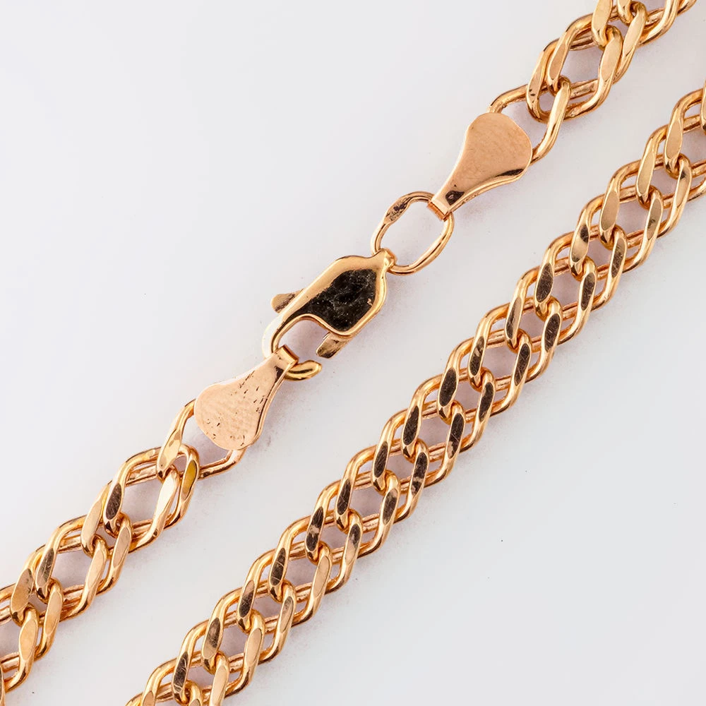 Браслет из красного золота 585 пробы