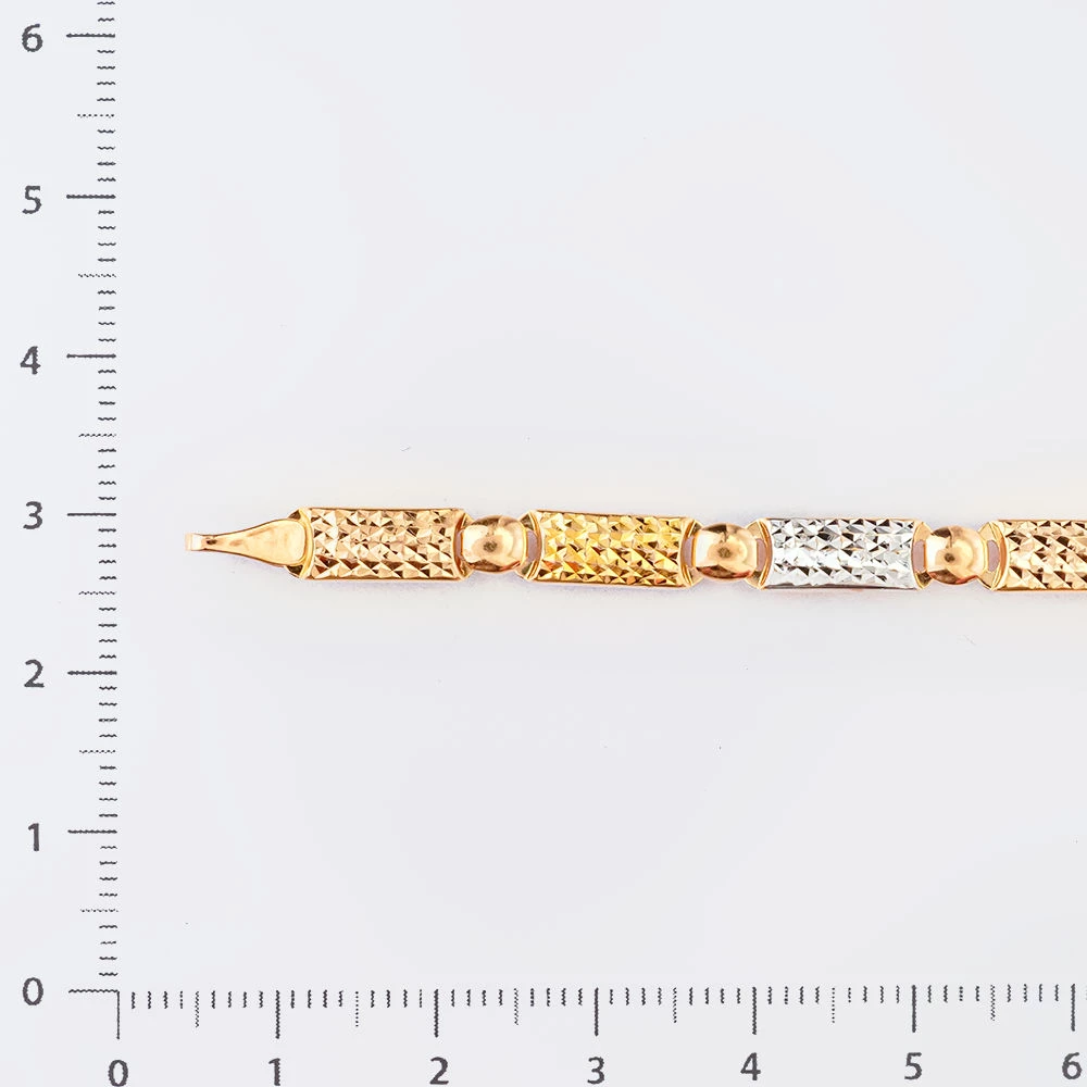 Браслет из красного золота 585 пробы