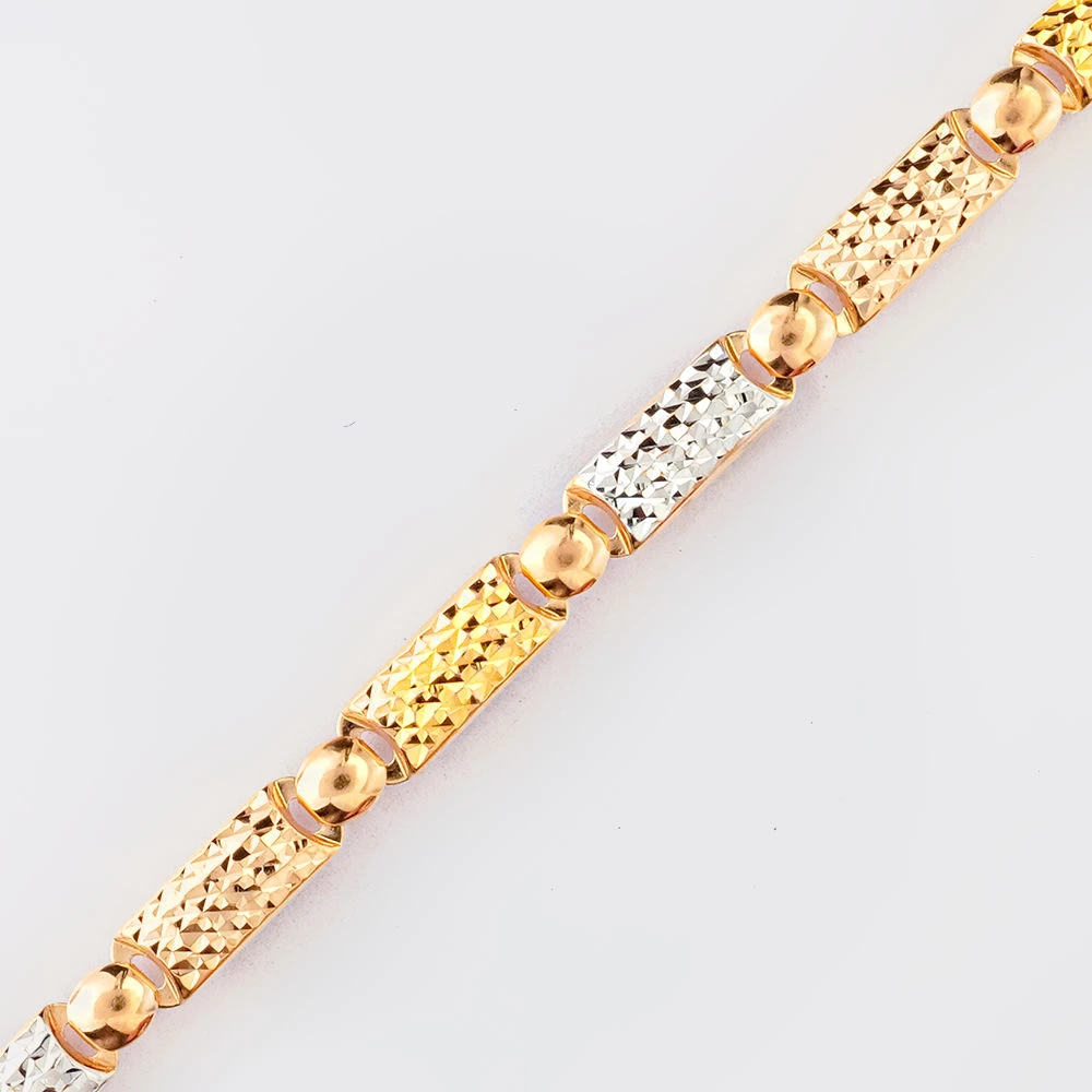 Браслет из красного золота 585 пробы