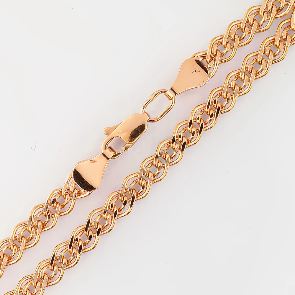 Браслет из красного золота 585 пробы